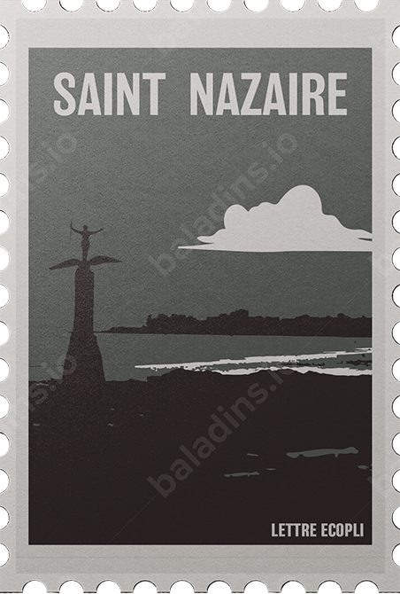 Création de timbre, création graphique, timbres custum, timbres personalisés, Saint-Nazaire, Le sammy