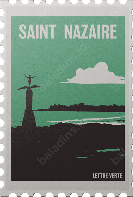 Création de timbre, création graphique, timbres custum, timbres personalisés, Saint-Nazaire, Le sammy